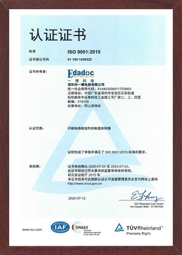 ISO 9001认证
